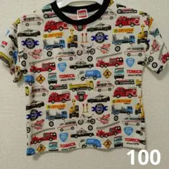 新品 トミカ TOMICA 車両プリント Tシャツ 100 はたらくくるま