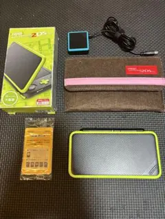 New Nintendo 2DS LL グレー/ライム 動作確認済み 良好