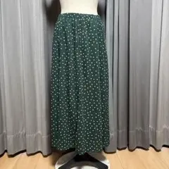タグ無し　未使用　ECHO 総柄　ロングスカート　サイズL