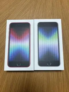 iPhone SE (第3世代) の箱と充電用ケーブル