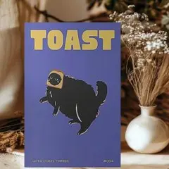 ミッドセンチュリー キャンバスポスター モダンレトロインテリアアート A3サイズ