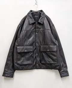 ギルドプライム ラブレス レザー 切替 4WAY ダウンジャケット 3