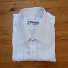 古着 Yilang 長袖シャツ ストライプ ホワイト L