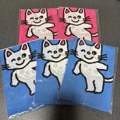 ノンタン　レトロハンカチ5枚セット