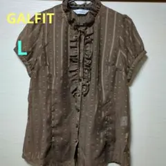 GALFIT フリル付き半袖シャツ Lのサムネイル