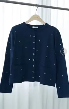 FREAK'S STOREミニハート刺繍コンパクトカーディガンのサムネイル