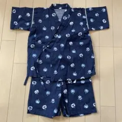 甚平　恐竜とうちわ柄　男の子　サイズ100