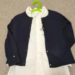入園入学　卒園式　ZARA　120　カーディガンブラウスセット