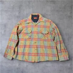 70s Sears ウール ボードシャツ L