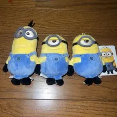 ミニオンズ　マスコットストラップ　ケビン　スチュワート　キーホルダー　B