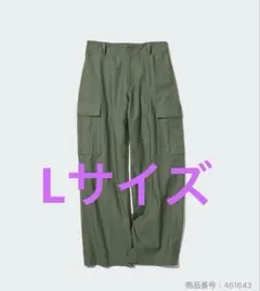 ワイドストレートカーゴパンツ L ユニクロ