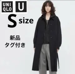 【新品✧︎*】UNIQLO U ロングコート　ブラック