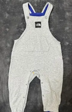 ノースフェイス　グレー オーバーオール 90