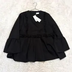 美品】 SONO/ソーノ サマーストレッチ バックリボンフレアPO 23SS 