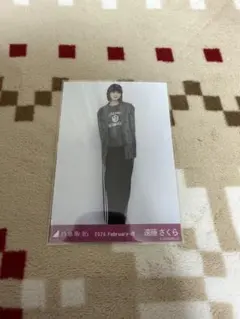 乃木坂46 生写真 遠藤さくら ヒキ オーバージャケット＋キャップ