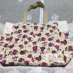 キャンバストートバッグハンドメイドバッグハワイアン柄