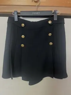 ZARA ブラック プリーツキュロット