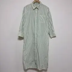 chocol raffine robe アソートシャツワンピース　ストライプ