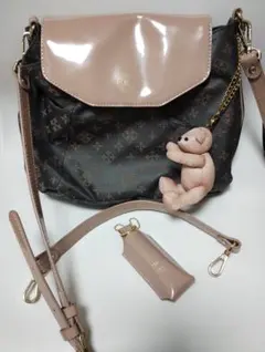 ラシット 限定品 2way ショルダー モノグラム エナメル 肩掛け