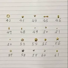 ネイルパーツ300円50個(土日曜日限定)