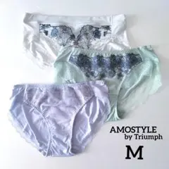 お得♡【新品】AMOSTYLE ショーツ M 3枚セット 定価7,480円のサムネイル