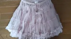 フリル付きピンクミニスカート　リズリサ　年末発送