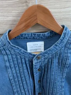 【美品】LUCA LADY LUCK LUCA デニムシャツワンピース　フリーのサムネイル