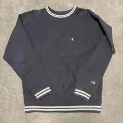 チャンピオン スウェット リバースウィーブ XL ネイビー 青タグ リブライン