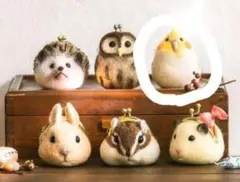 新品 フェリシモ ニードル 動物 がまぐち