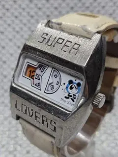 稼働品 希少 SUPER LOVERS アンティーク 腕時計 電池交換済のサムネイル