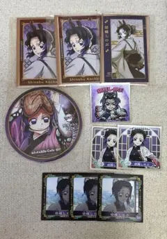 胡蝶しのぶ　鬼滅の刃　カード、コースター、シール　まとめ売り