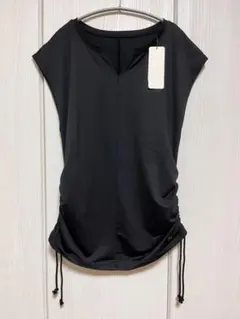 【新品】Real Stone 半袖 トップス ブラック　リアルストーン　M