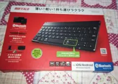 BUFFALO 薄型 Bluetoothキーボード 本体 BSKBB500BK