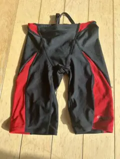 Speedo Fina認証 競泳水着 ブラック/レッド