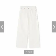 ワイドストレートデニムパンツ PROPORTION BODY DRESSINGのサムネイル