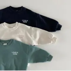 ベビー キッズ子供服LOVE IS HERE トレーナーセット 100cm~
