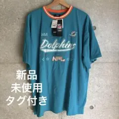 新品未使用タグ付き　NFL 半袖Tシャツ マイアミ・ドルフィンズ Lのサムネイル