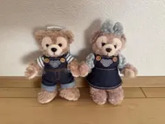 ダッフィー シェリーメイ デニム ぬいぐるみバッジ