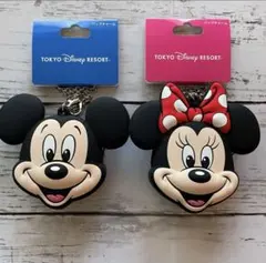 新品未使用❤︎ ディズニーリゾート バッグチャーム ミッキーミニー