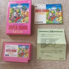 スーパーマリオ USA ファミコン　説明書付き