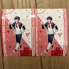 YUANKUN COLORFUL PEACH ブロマイド 2枚セット