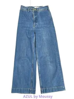 AZULE by Moussy デニム　ワイドパンツ Mサイズのサムネイル
