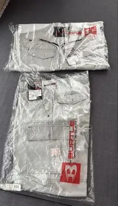 Burtle ワークウェアセット グレー 新品