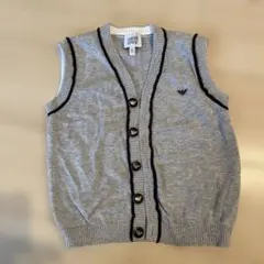 Armani Junior グレー ノースリーブベスト 112cm値下げ