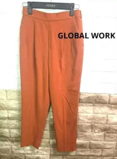 GLOBAL WORK カジュアルパンツ オレンジ