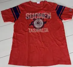 Champion SUOMEN TASAVALTA Tシャツ L