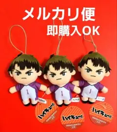 モーリーファンタジー ハイキュー　マスコットぬいぐるみ4 牛島若利 3体セット