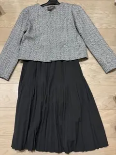 SOUP ツイードジャケットとスカートセット 9号