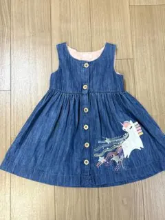next デニムジャンバースカート 11½-2yrs