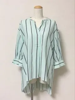 カシェット マルチカラー ストライプ ブラウス 日本製 レディース 